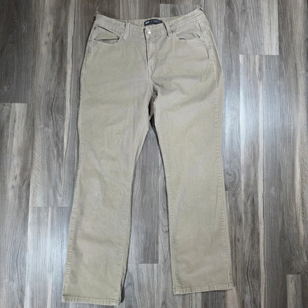 Levis 505 Straight Leg Corduroy Pants Tan Khaki Mens 31x32 5-Pocket Trousers